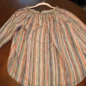 Off the Shoulder Size Medium,  Nic & Zoe MLT Fun Summer Shirt